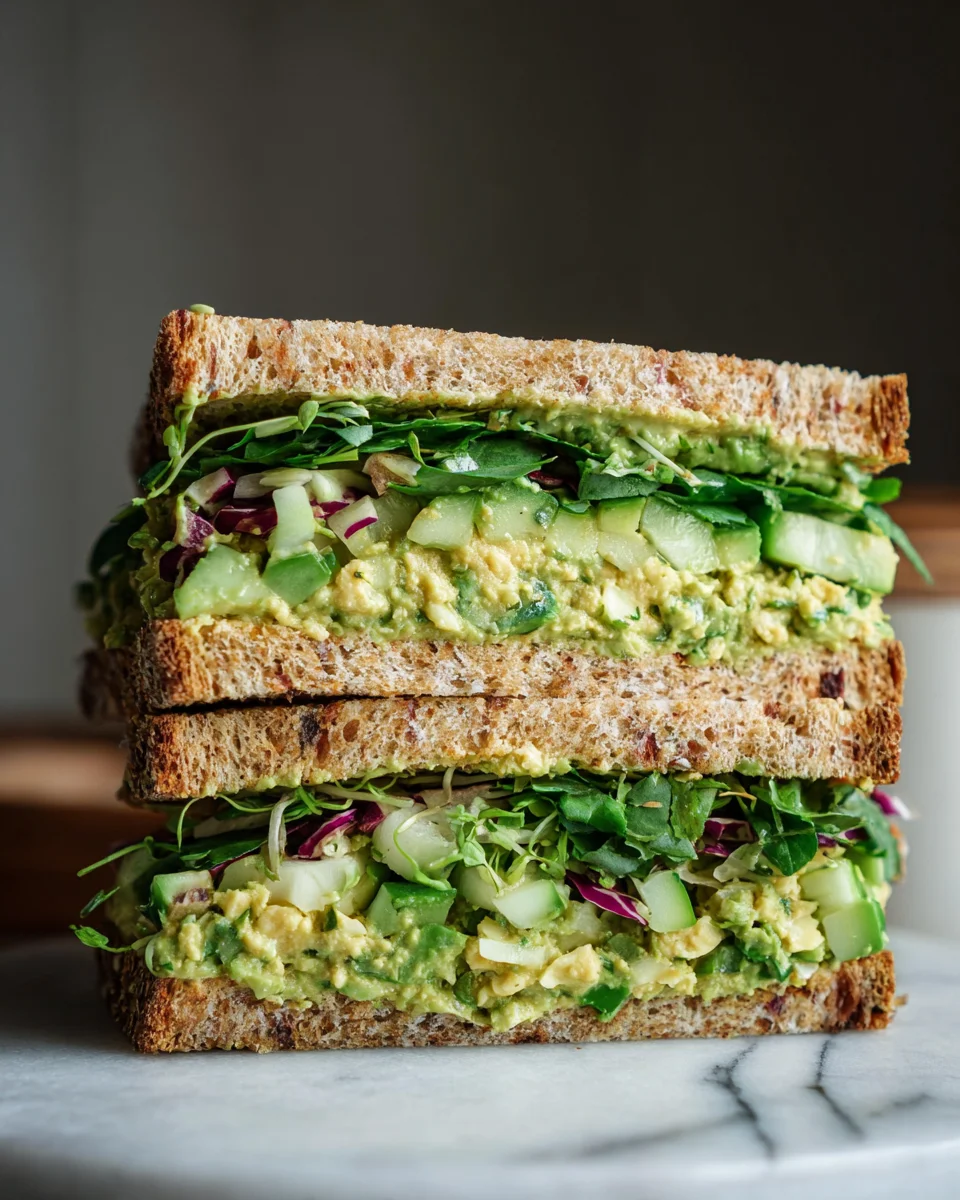 Green Goddess Salad Sandwich