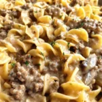 Ground Beef Stroganoff
