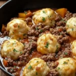Hearty Ground Beef and Dumplings : Perfect Dinner