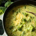 High Protein Broccoli Cheddar Soup