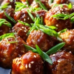 Honey Garlic Turkey Meatballs Recipe