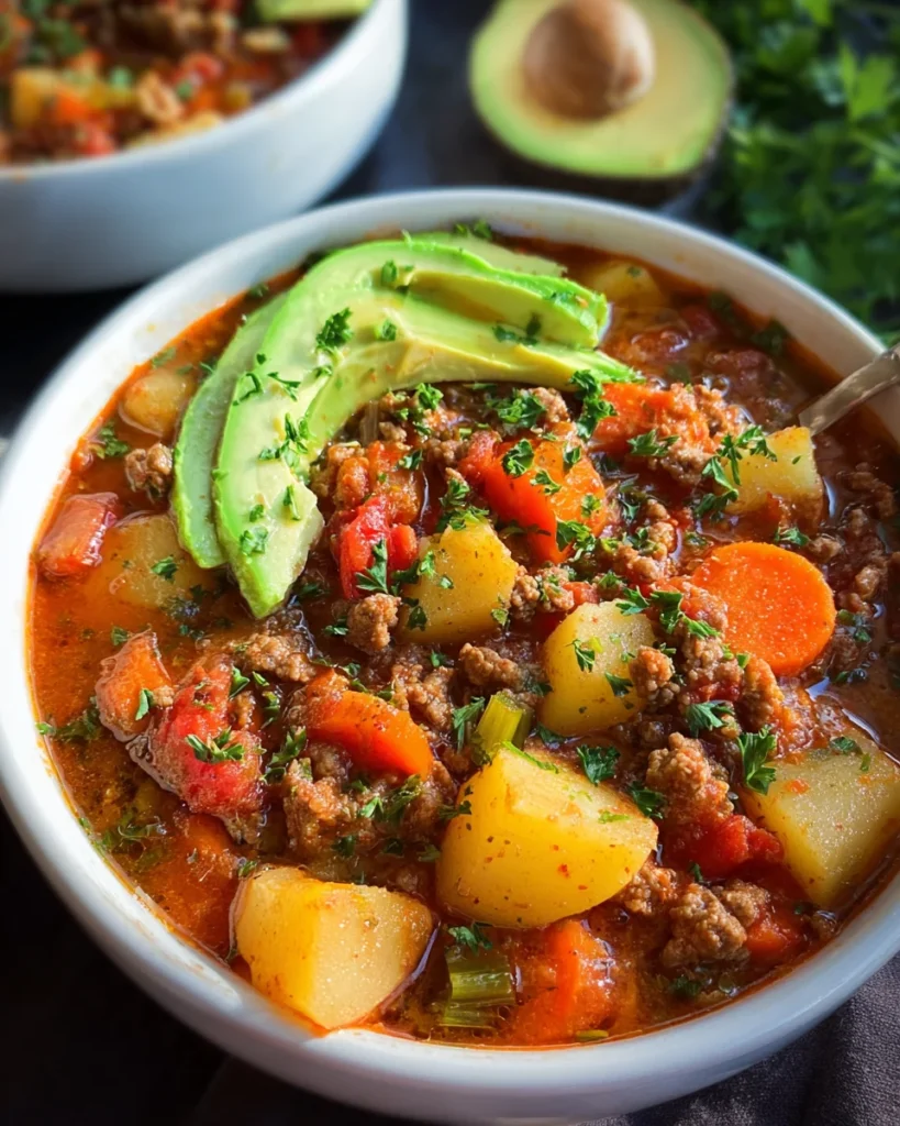 Loaded Hamburger Soup Recipe