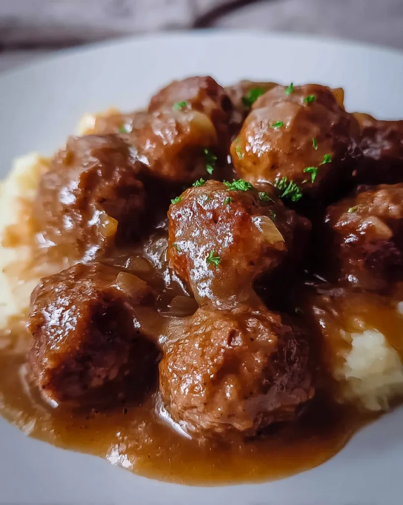 Meatballs and Gravy