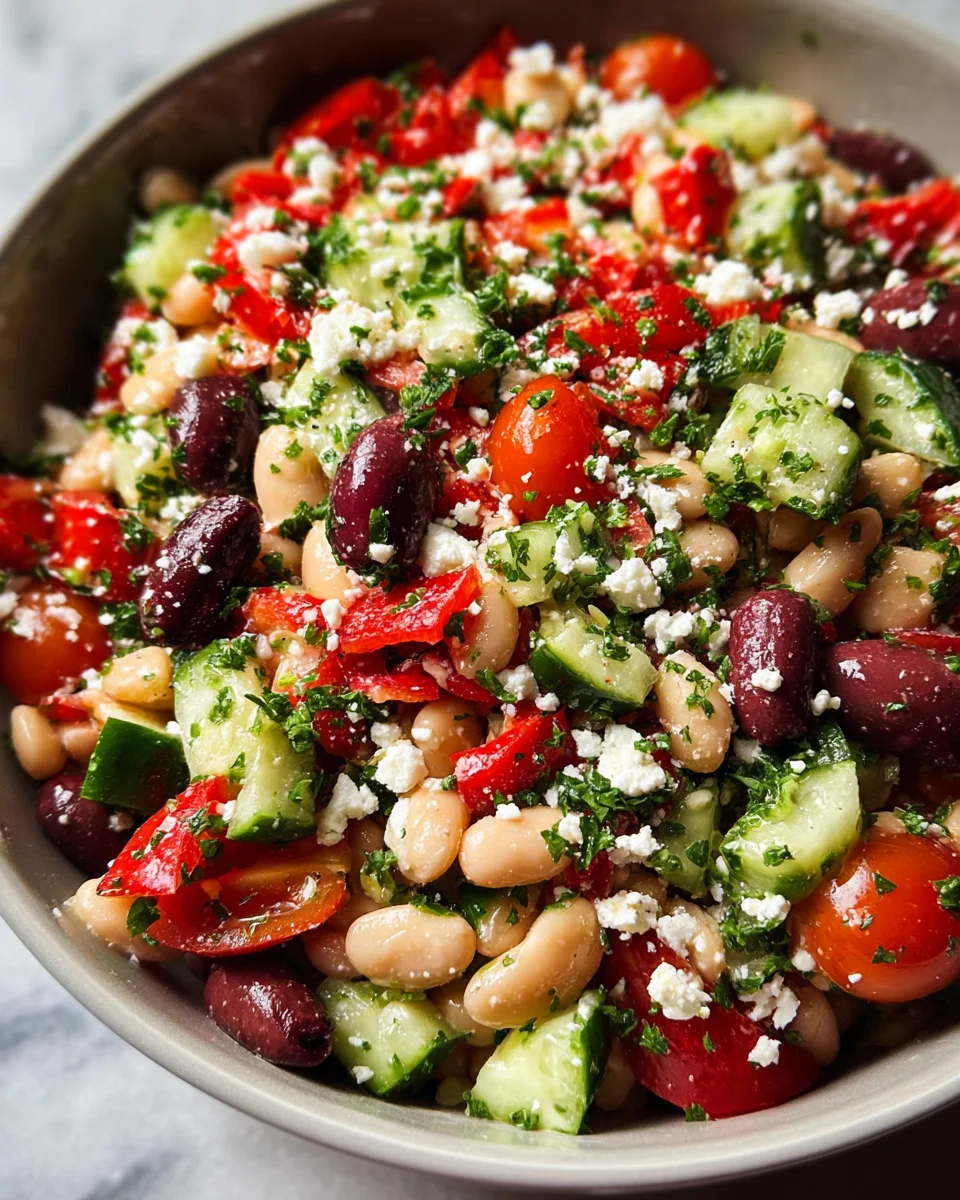 Mediterranean White Bean Salad