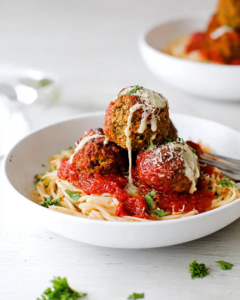 Moist Baked Lentil Meatballs (Vegetarian)
