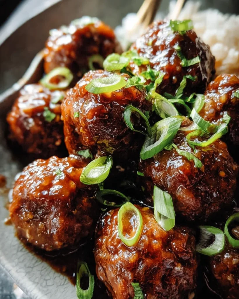 Mongolian Meatballs
