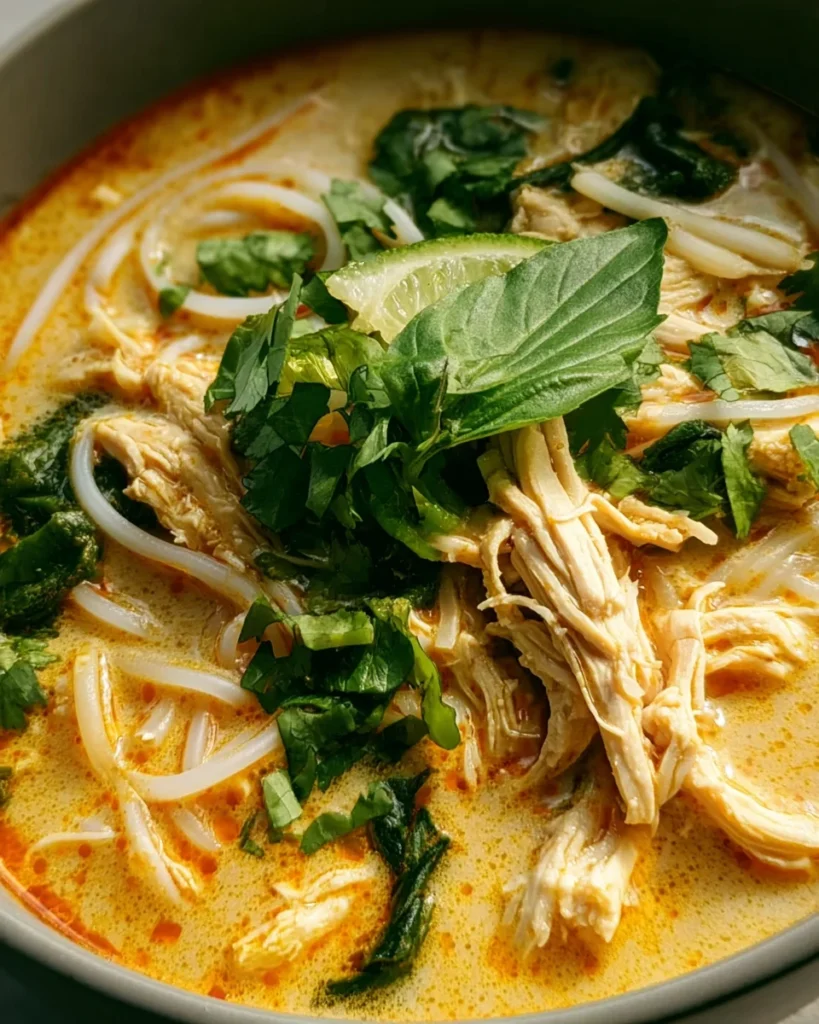 Quick & Easy Thai Curry Chicken Soup