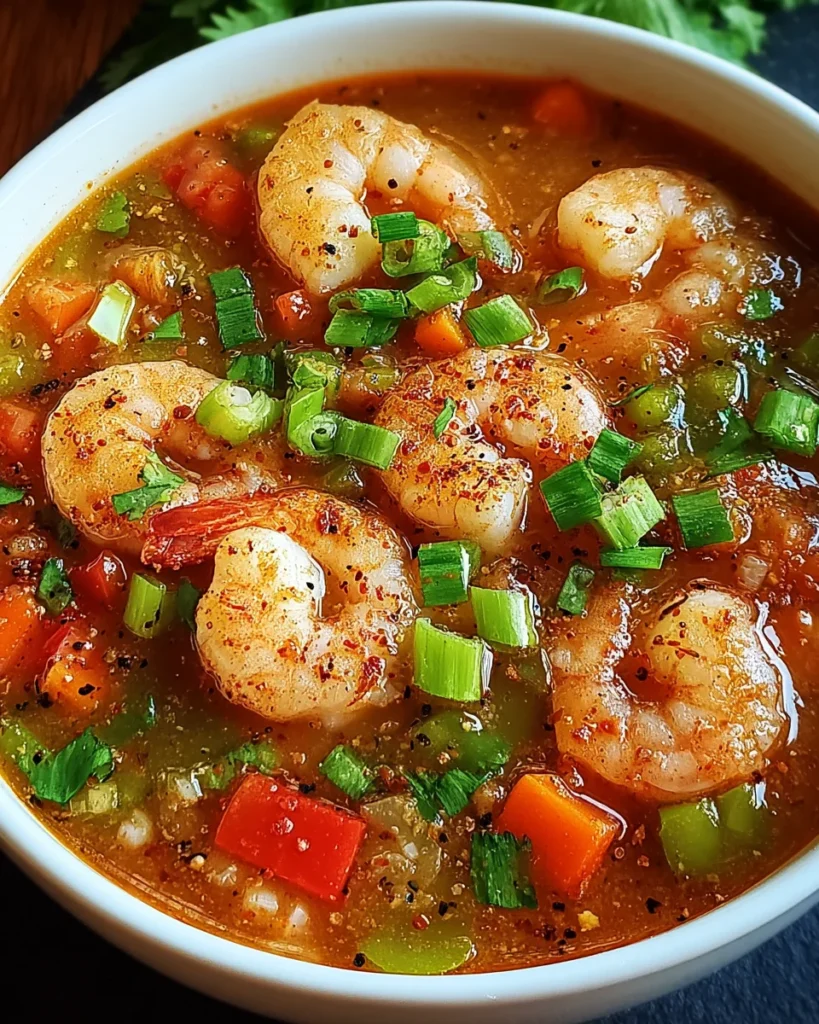 Quick and Spicy Shrimp Soup