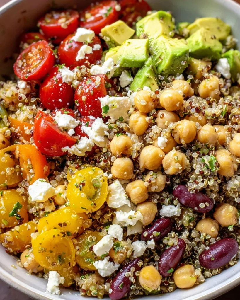 Quinoa Chickpea Salad