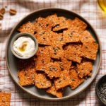 Rote Linsencracker – proteinreicher, gesunder Snack