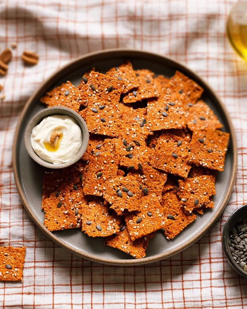 Rote Linsencracker – proteinreicher, gesunder Snack