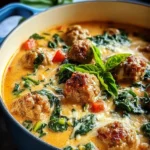 Savor the Comfort: Creamy Italian Meatball Soup to Warm Your Soul