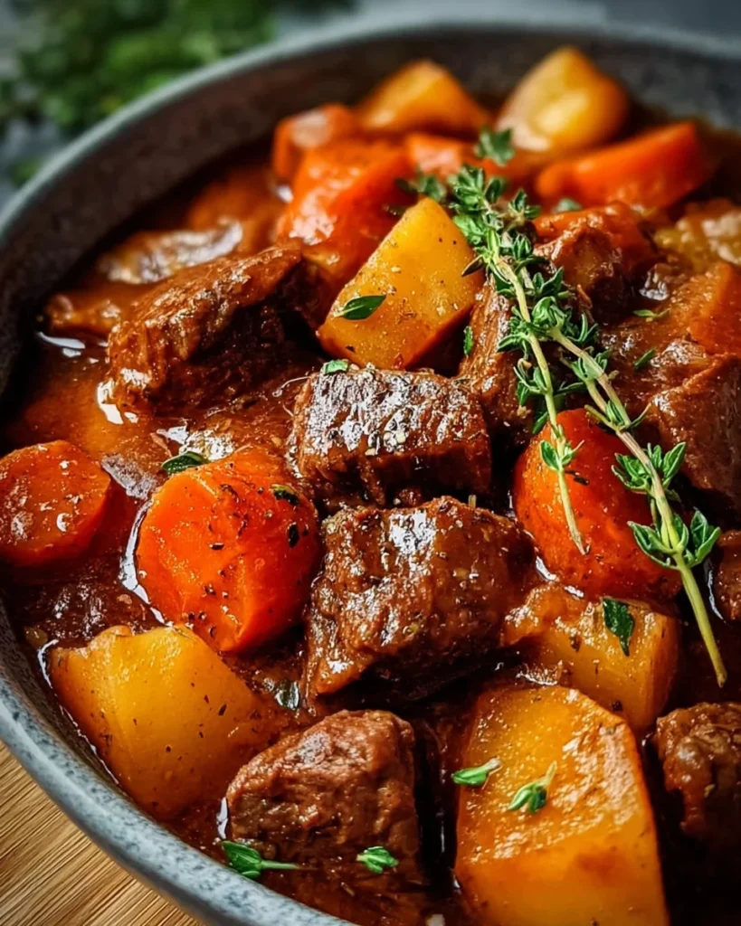 Slow Cooked Scottish Beef Stew