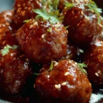 Slow Cooker Honey Garlic Meatballs