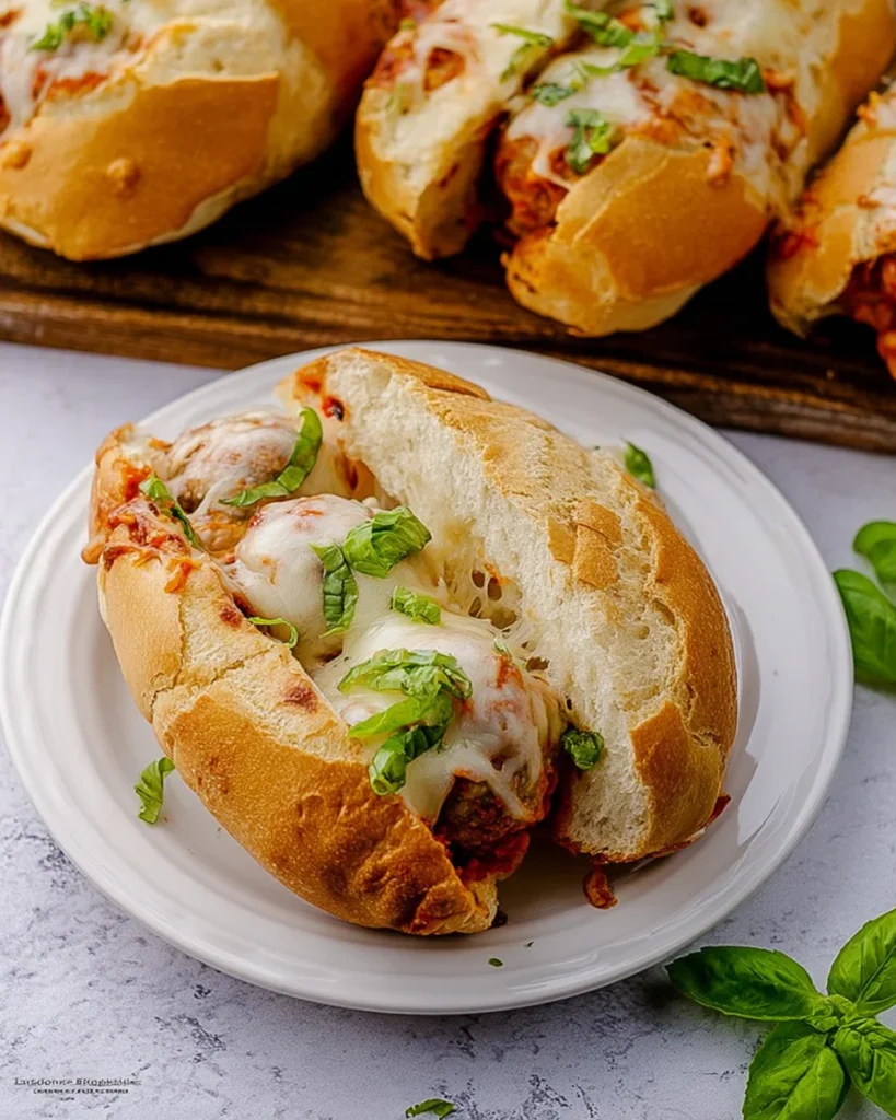 Slow Cooker Meatball Sandwiches