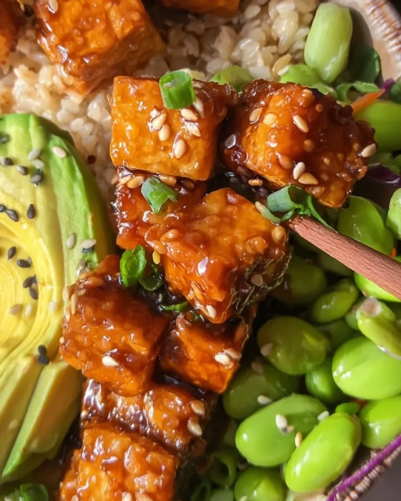 Sticky Tofu Bowls