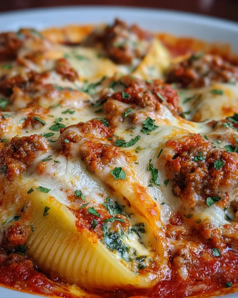 Stuffed Shells with Meat