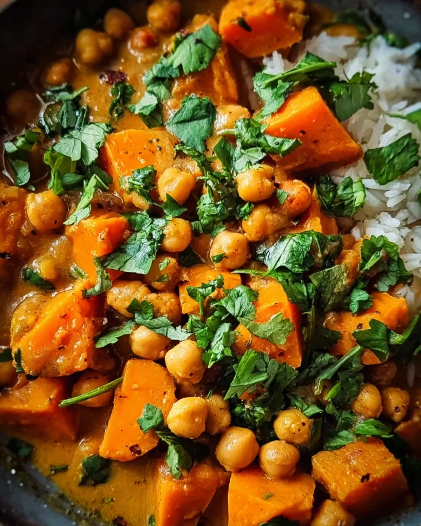 Sweet Potato and Chickpea Curry