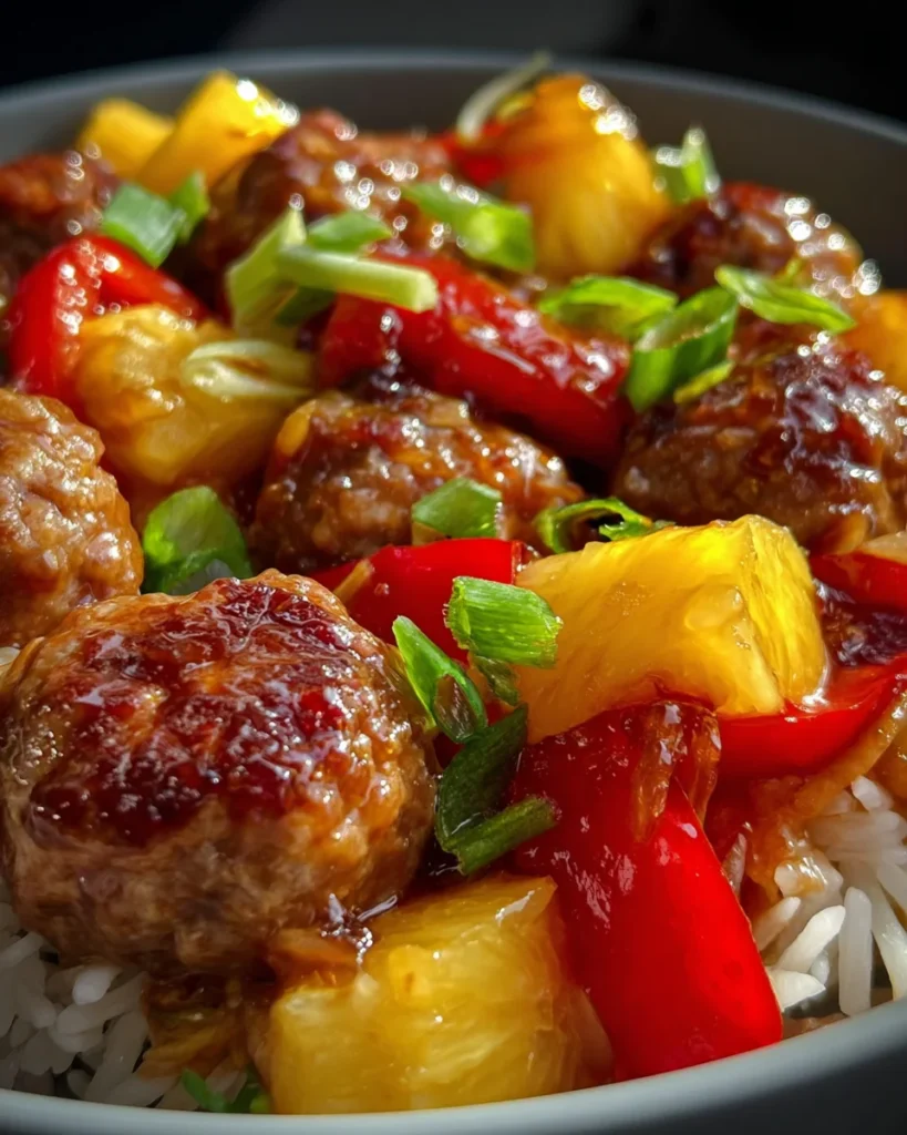 Sweet and Sour Meatballs