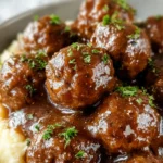 Tasty Slow Cooker Salisbury Steak Meatballs Recipe