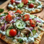 Tzatziki Chicken Pizza