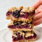 Vegan Berry Crumble Bars
