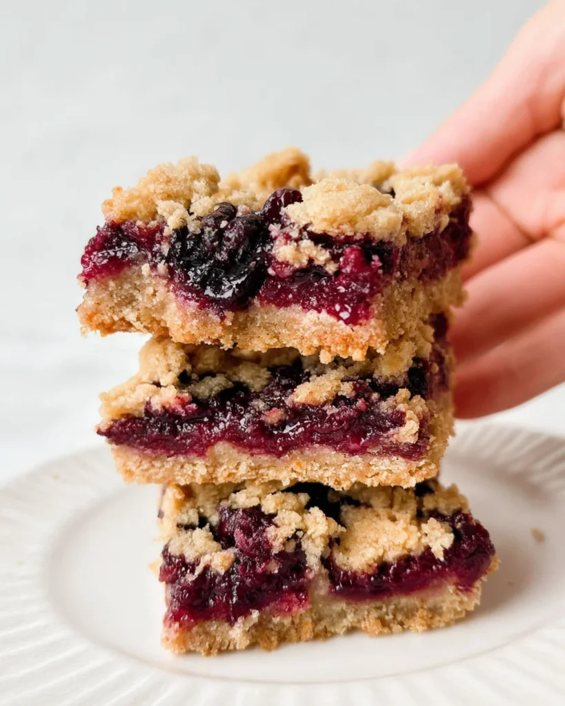 Vegan Berry Crumble Bars