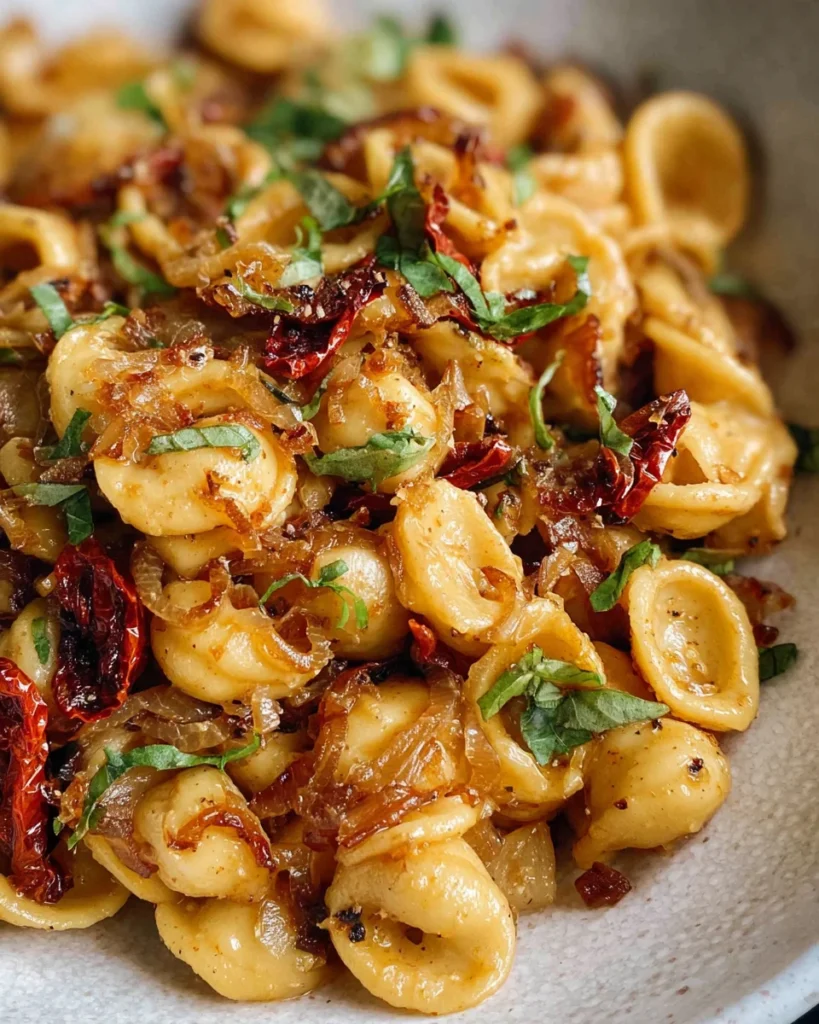 Vegan Caramelized Onion Pasta