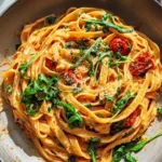 Vegan Creamy Sun Dried Tomato Pasta Recipe