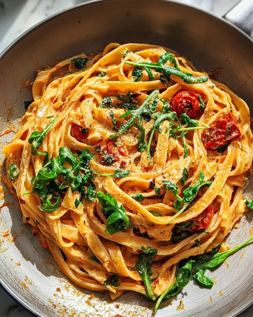 Vegan Creamy Sun Dried Tomato Pasta Recipe