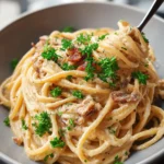 Vegane Blumenkohl Carbonara