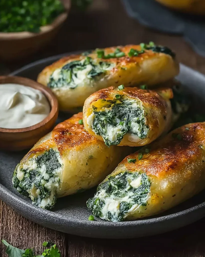 Vegane Kartoffeltaschen mit Spinat-Frischkäse-Füllung: Ein Unglaubliches Ultimatives Rezept für Genießer