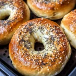 Air Fryer Protein Bagels