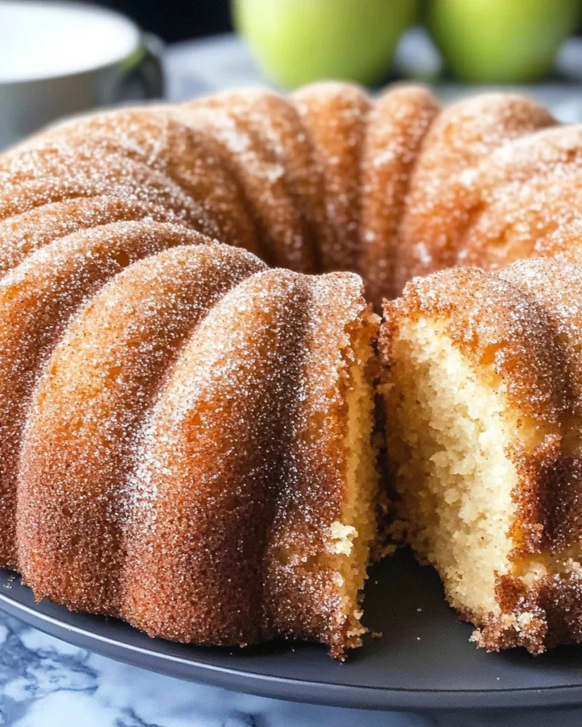 Apple Cider Doughnut Cake