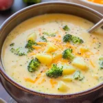 Cheddar Broccoli Potato Soup