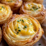 Cheesy Garlic Cruffin