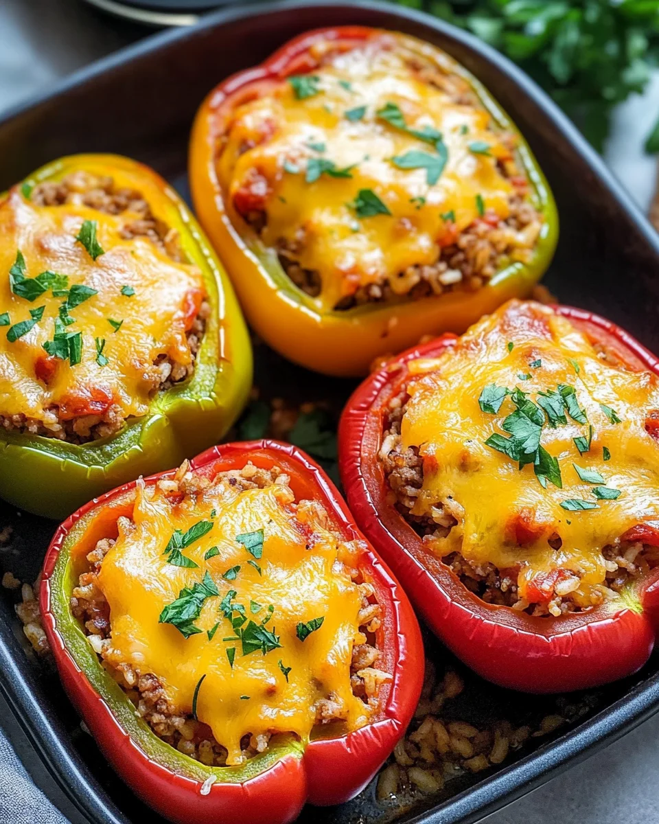 Easy Stuffed Bell Peppers Recipe