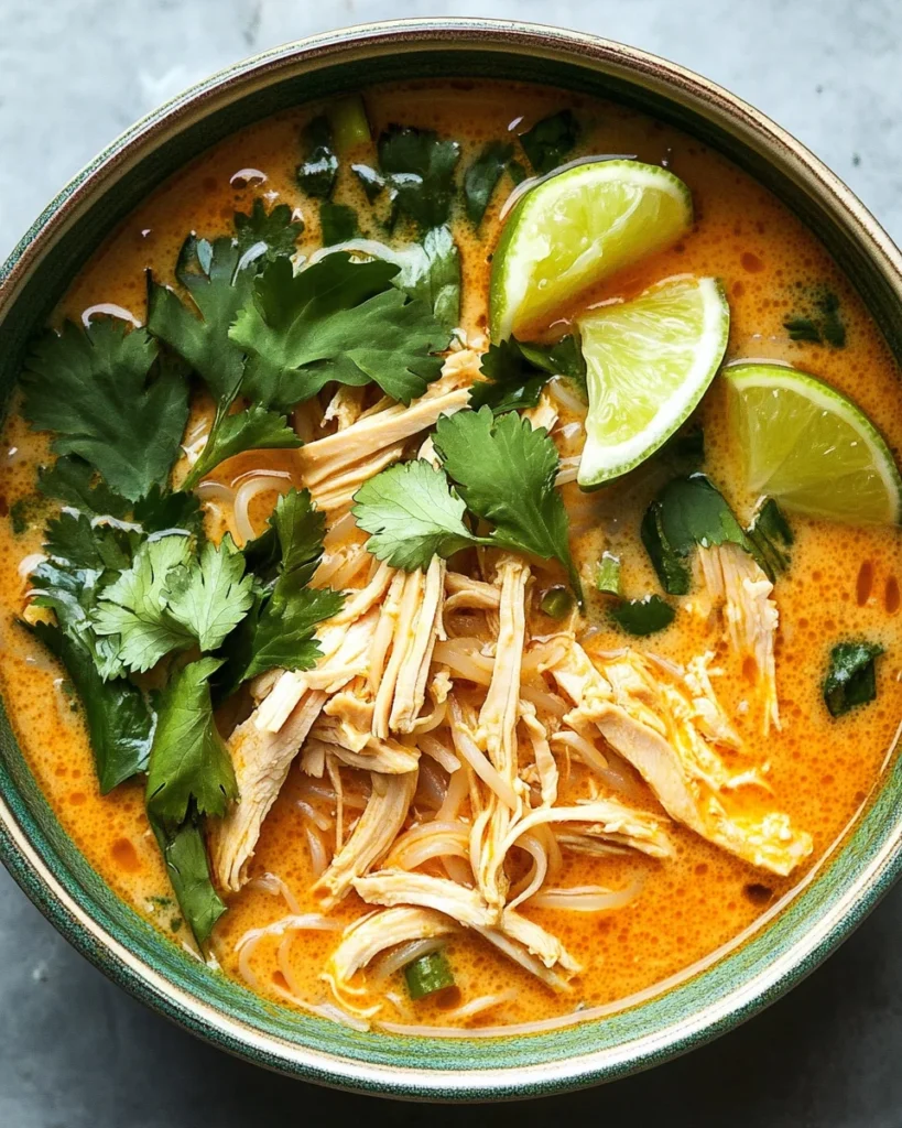 Easy Thai Chicken Curry Soup