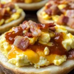 English Muffin Breakfast Pizzas