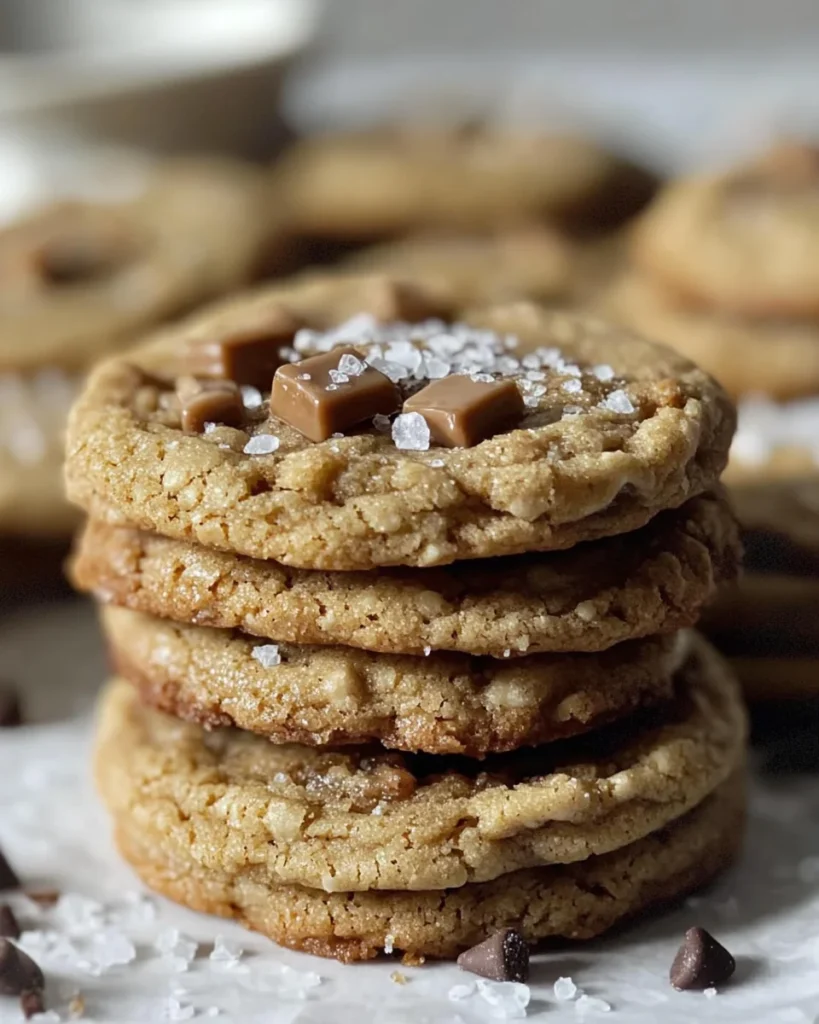 Espresso Brown Butter Toffee Cookies