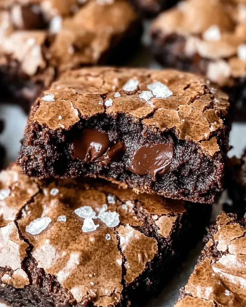 Fudgy Chewy Browkies (Brookies)