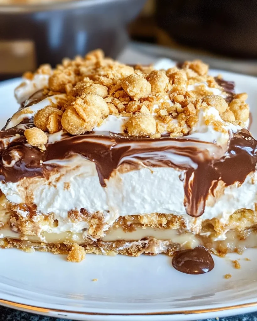 Peanut Butter Crunch Lasagna