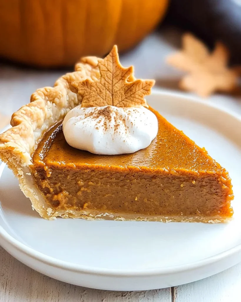Pumpkin Pie Recipe