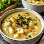 Roasted Garlic Potato Soup