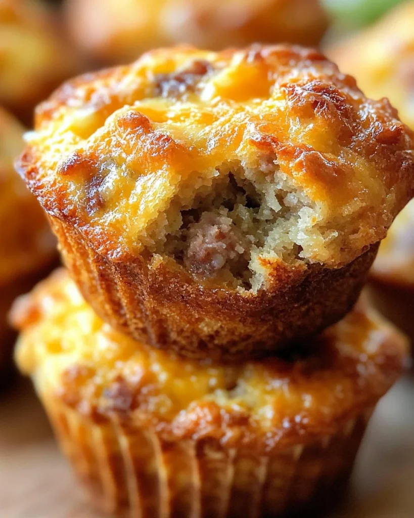 Sausage Breakfast Muffins (4-ingredients)