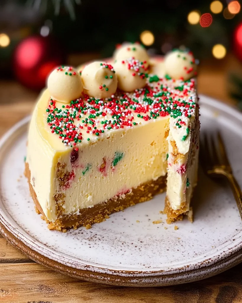 Sugar Cookie Cheesecake