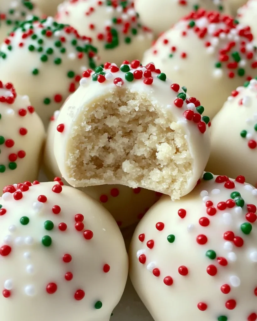 Sugar Cookie Truffles