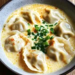 Thai Coconut Curry Dumpling Soup