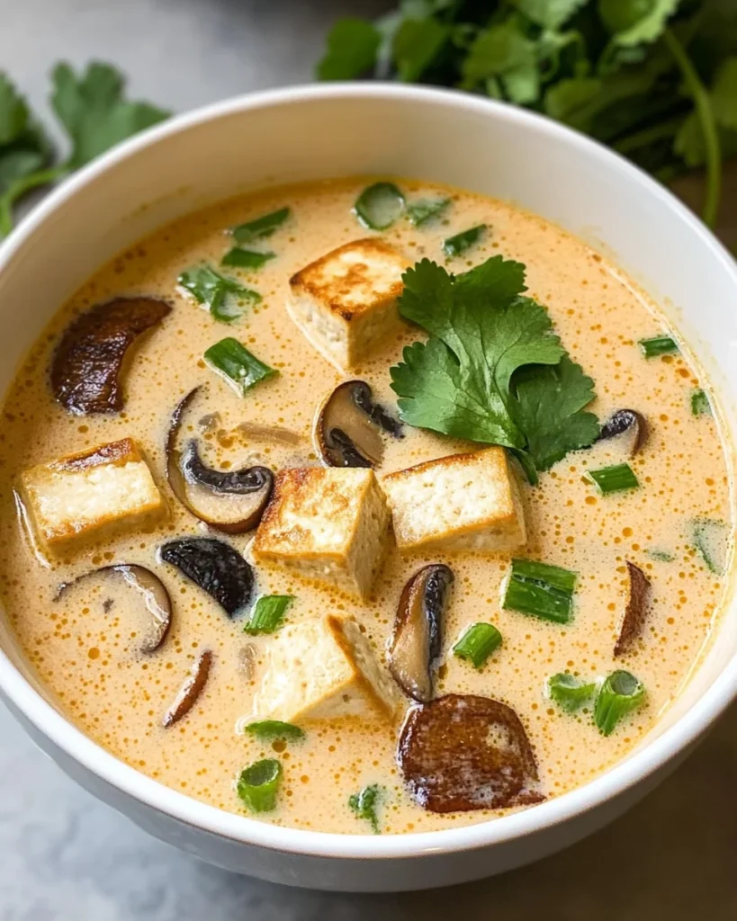Thai Coconut Soup (Vegan)