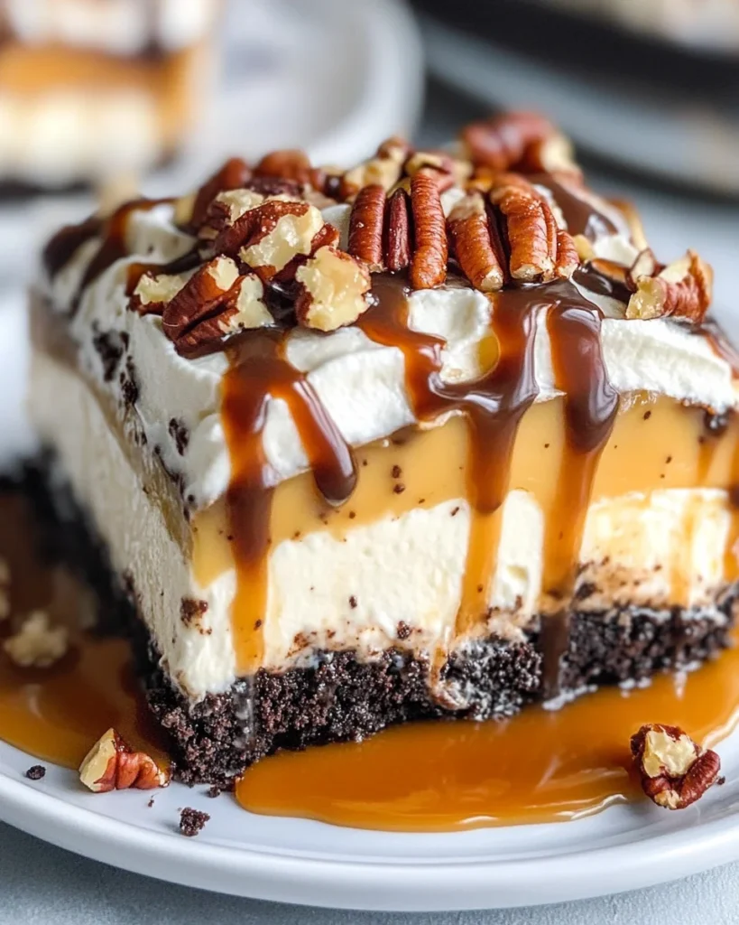 Turtle Lasagna Dessert